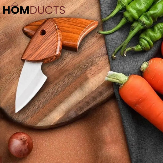 Premium Mini Chef Knife - Ergonomic Pakkawood Handle