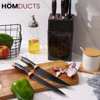 Premium Quality Knife Set With Knife Sharpener