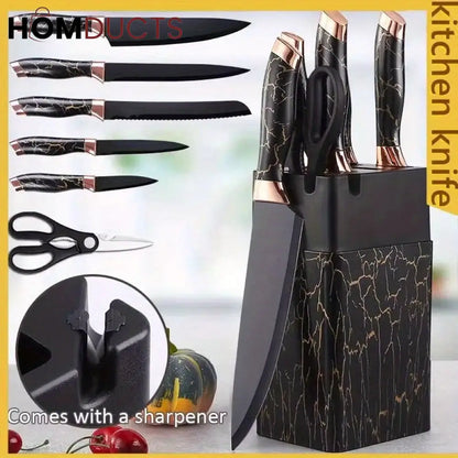 Premium Quality Knife Set With Knife Sharpener