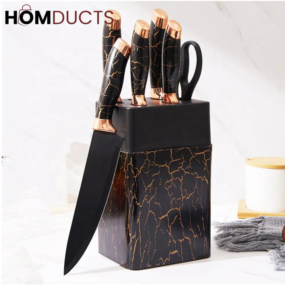 Premium Quality Knife Set With Knife Sharpener