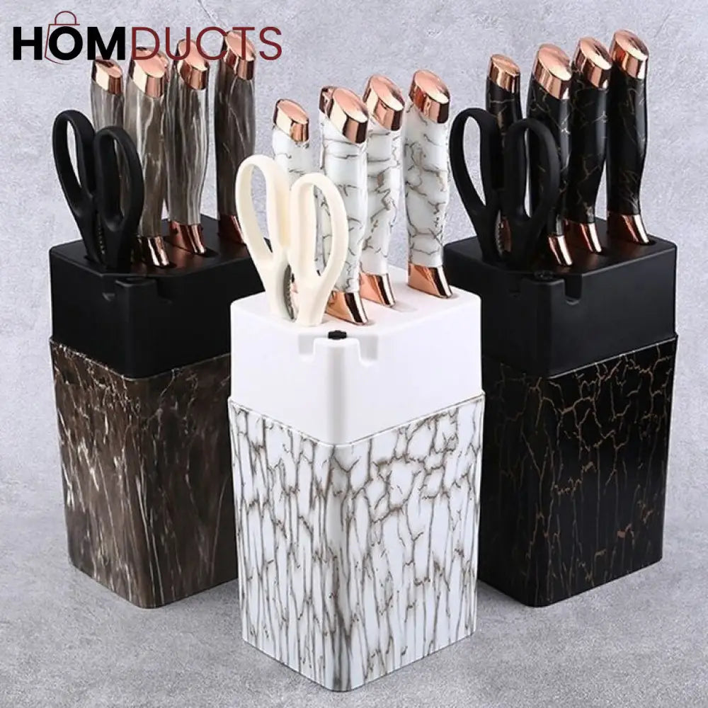 Premium Quality Knife Set With Knife Sharpener