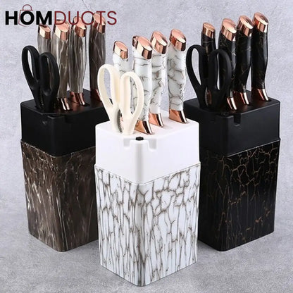 Premium Quality Knife Set With Knife Sharpener