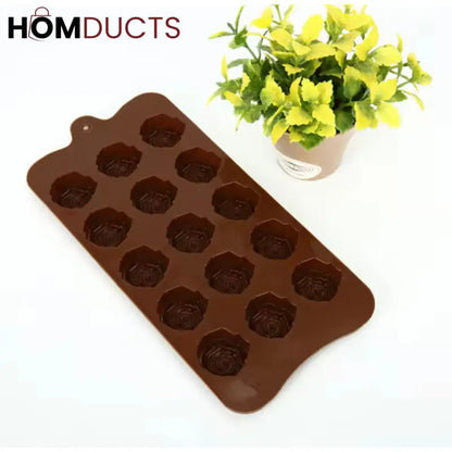 Premium Silicone Rose Flower Chocolate Mold - Versatile Cake Tool