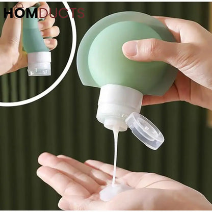 Premium Silicone Travel Bottles Set – Leakproof Refillable Toiletry Containers (3-Pack)