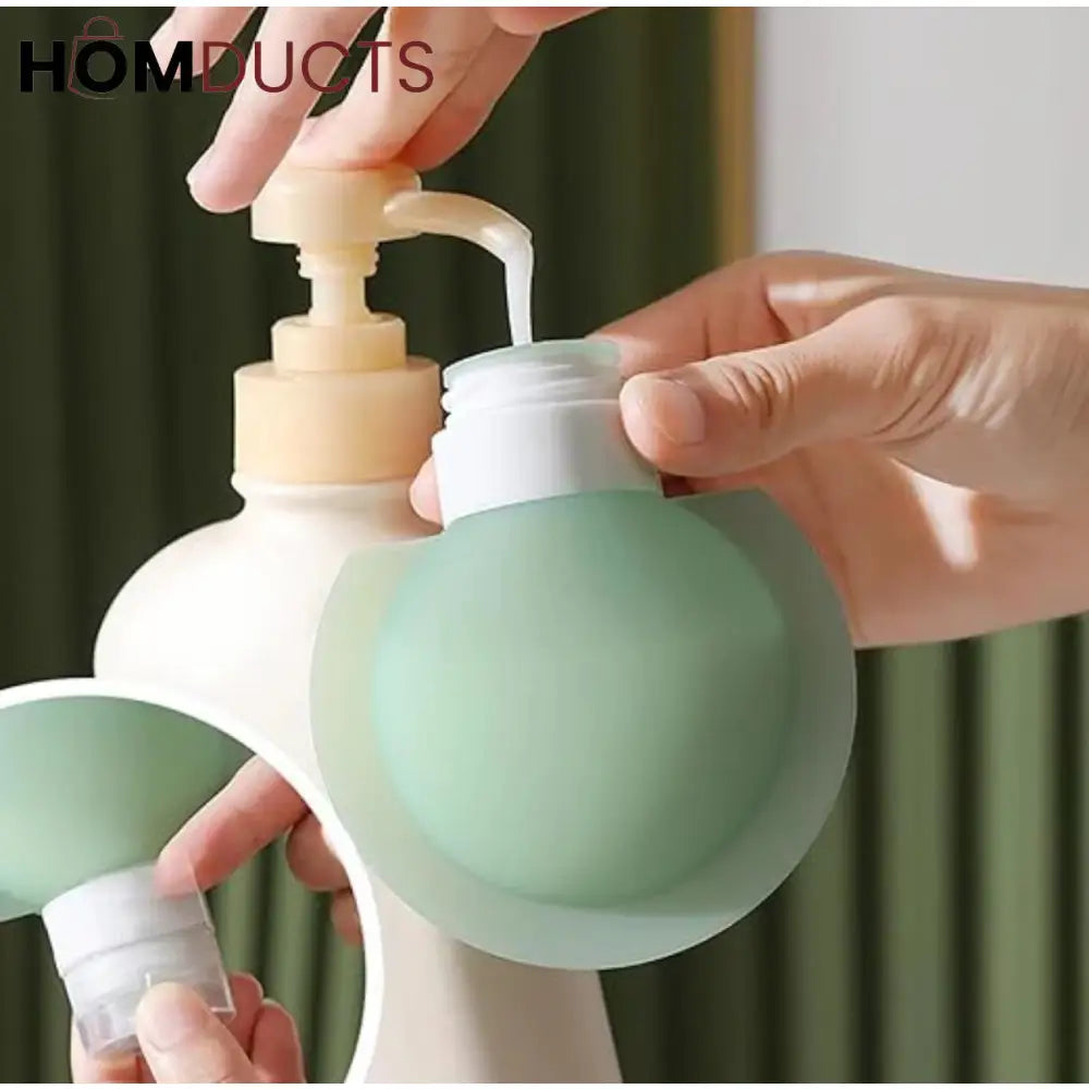Premium Silicone Travel Bottles Set – Leakproof Refillable Toiletry Containers (3-Pack)