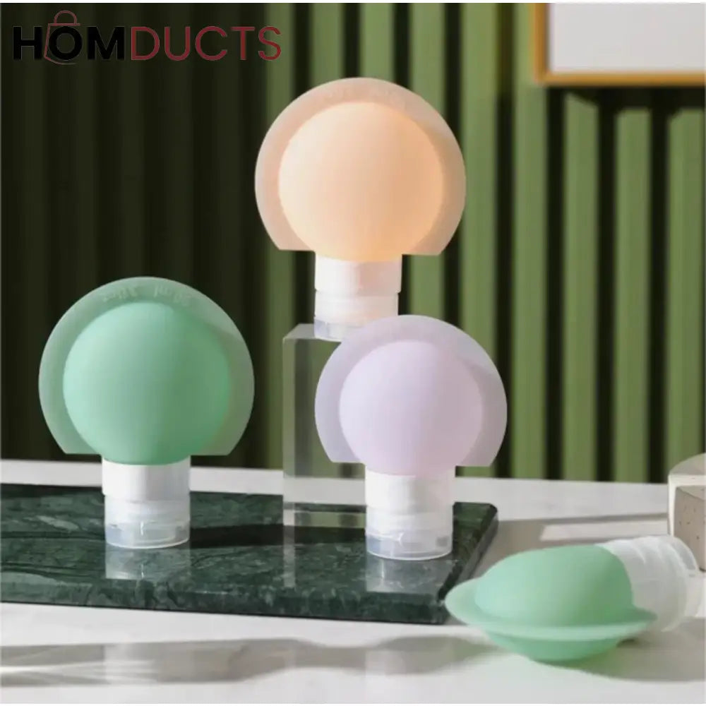 Premium Silicone Travel Bottles Set – Leakproof Refillable Toiletry Containers (3-Pack)