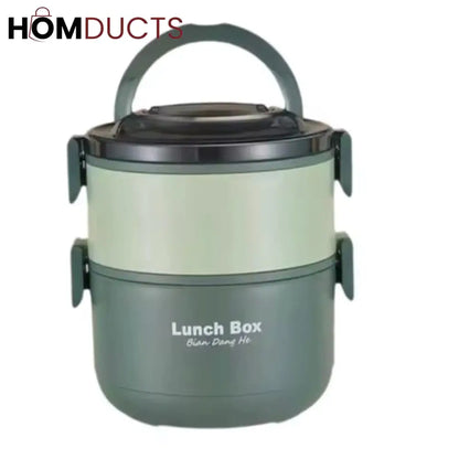 Premium Stainless Steel Bento Lunch Box for Adults – Leakproof, Portable & Eco-Friendly Meal Container