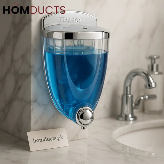 Premium Wall-Mounted Liquid Soap Dispenser – Chrome Finish