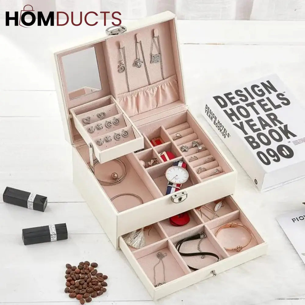 Pu Leather Classic Jewelery Organizer