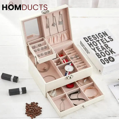 Pu Leather Classic Jewelery Organizer