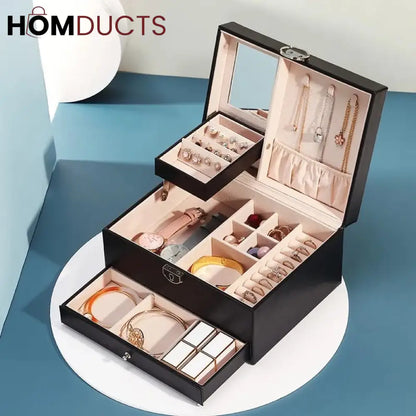 Pu Leather Classic Jewelery Organizer