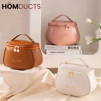 PU Leather Travel Makeup Bag