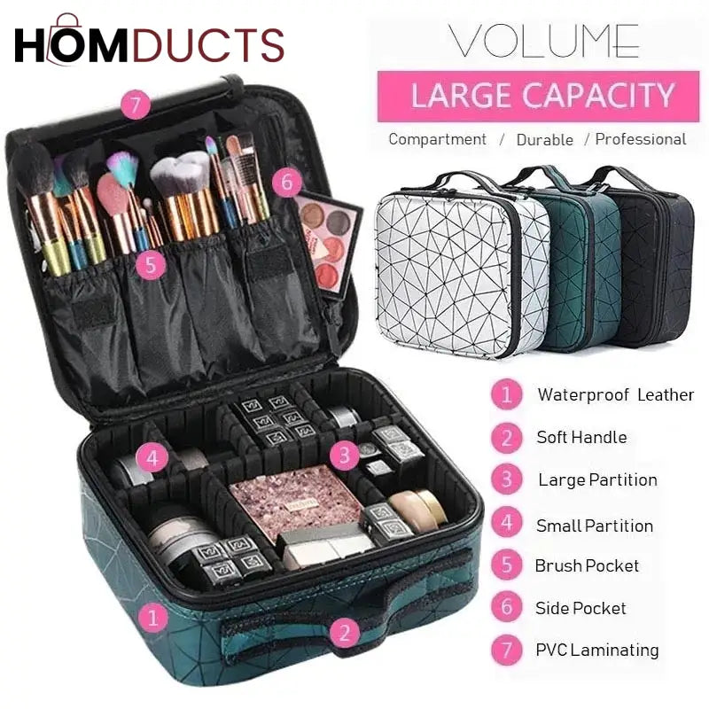 PU Travel Cosmetic Organizer Bag