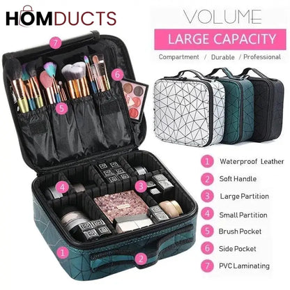 PU Travel Cosmetic Organizer Bag
