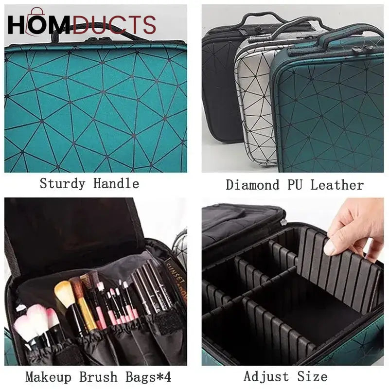 PU Travel Cosmetic Organizer Bag