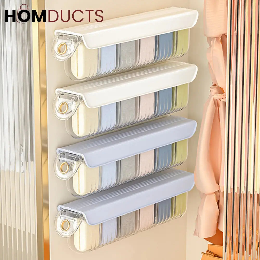 Punch-Free Wardrobe Socks And Undergarments Organizer