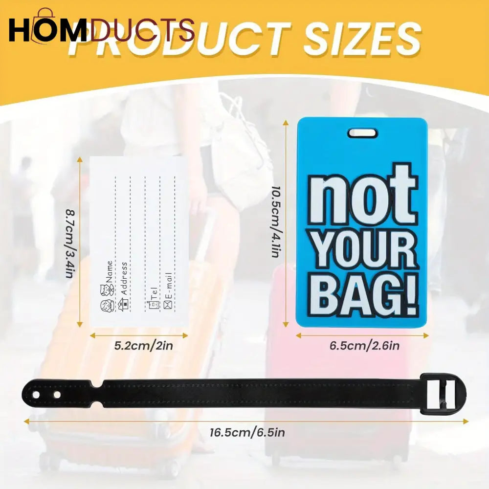 Pvc Lost luggage Tag Boarding Strap Hanging Tag Card