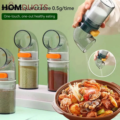 Quantity Control Push Seasoning Bottle