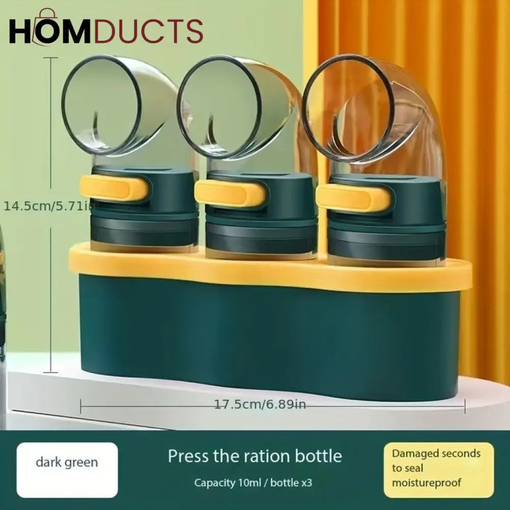 Quantity Control Push Seasoning Bottle