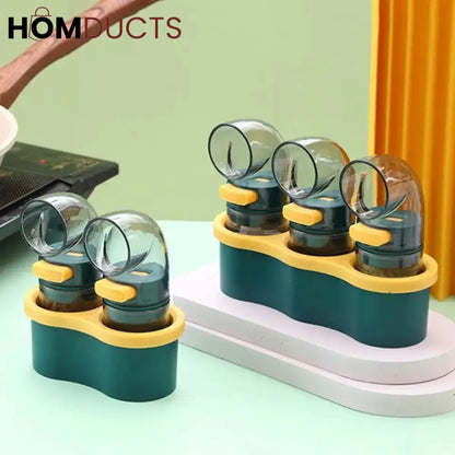 Quantity Control Push Seasoning Bottle