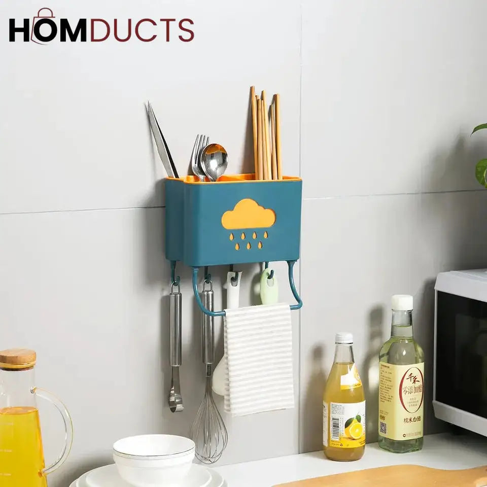 Rain Drop Cutlery Holder