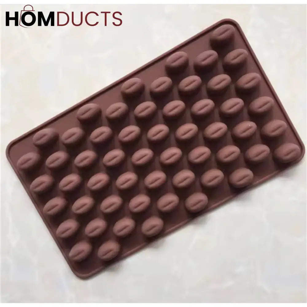 Realistic Coffee Bean Silicone Mold - Perfect for Chocolate, Candy & Baking