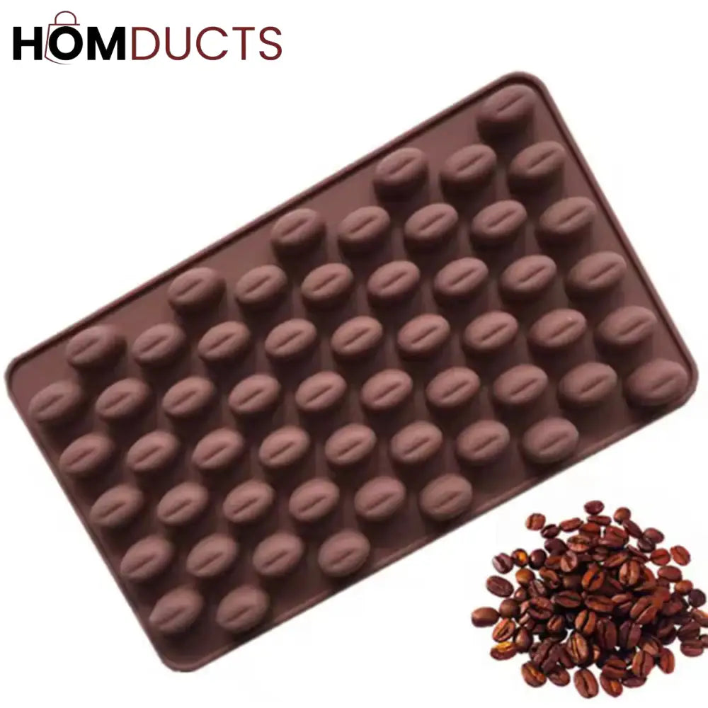 Realistic Coffee Bean Silicone Mold - Perfect for Chocolate, Candy & Baking