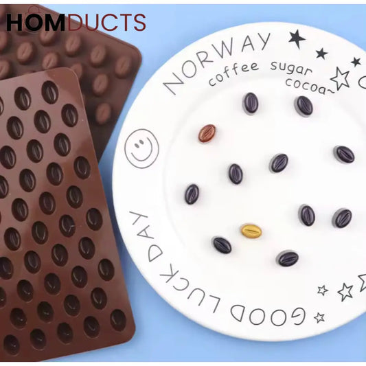 Realistic Coffee Bean Silicone Mold - Perfect for Chocolate, Candy & Baking