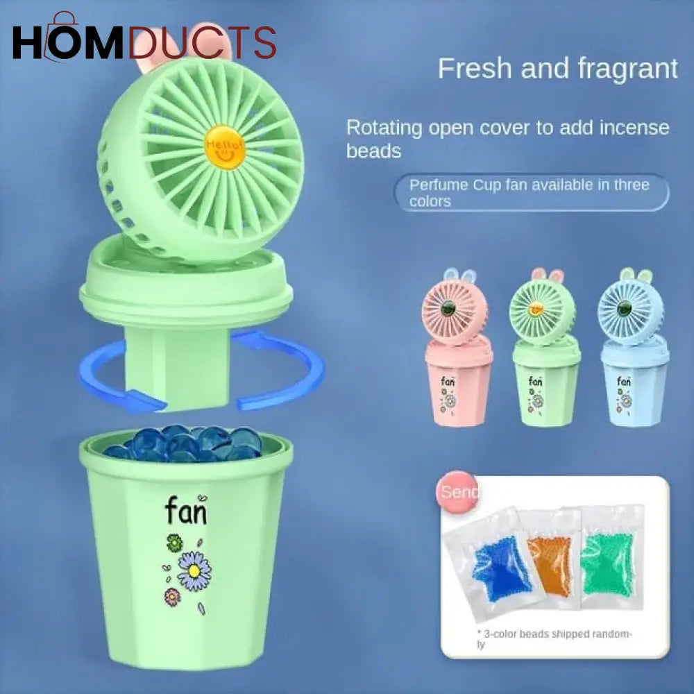 Rechargeable Humidifier Cup Style Mist Fan