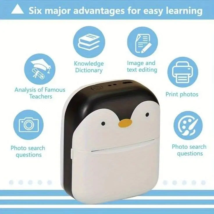Rechargeable Penguin Mini Printer