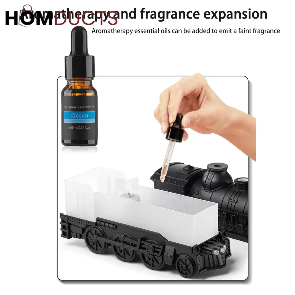 Retro Train Air Humidifier With Light