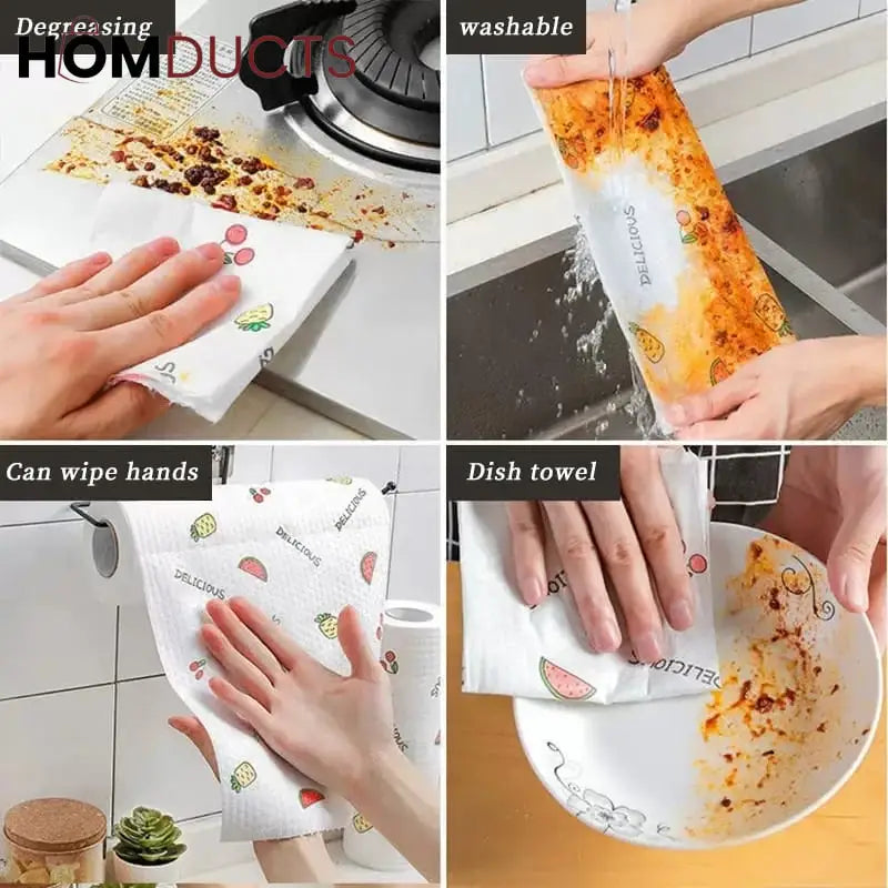 Reusable 50 Sheets Tissue Roll