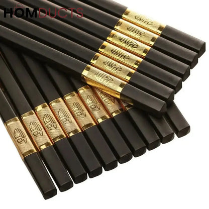Reusable Non-slip Chopsticks (10pairs)
