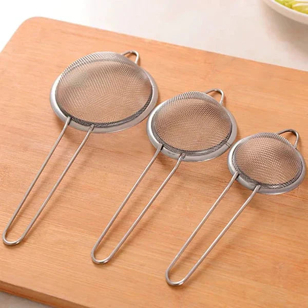 3pcs Stainless Steel Multipurpose Strainer Set