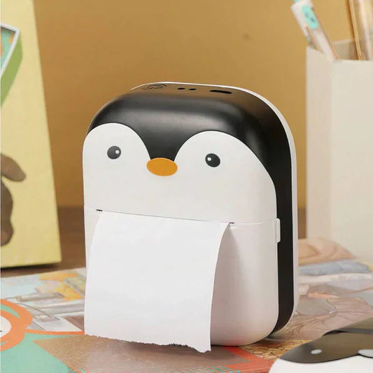 Penguin Portable Rechargeable Thermal Printer – Includes Free Roll of Thermal Paper