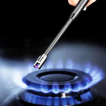 Premium USB Rechargeable Electric Arc Lighter, Flameless Plasma BBQ and Kitchen Lighter with 360° Rotation