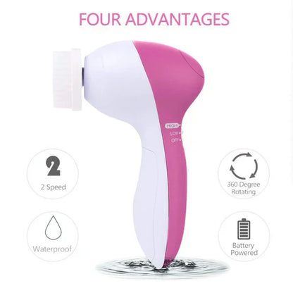 5 in 1 Beauty Care Face Massager – Deep Cleansing & Skin Rejuvenation Tool