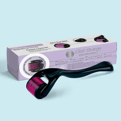 (High Quality) Derma Roller 0.5mm – Skin Therapy Micro-Needle 540 for Acne Scars, Wrinkles, Stretch Marks & Pores