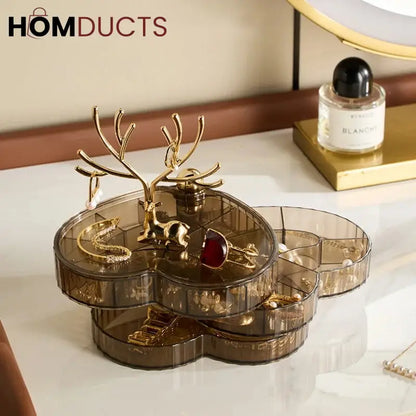 Rotatable Heart Shape Jewelery Organizer