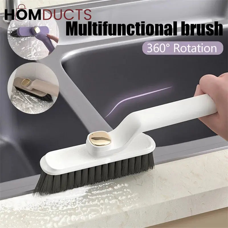 Rotating Cleaning Brush With Tweezer