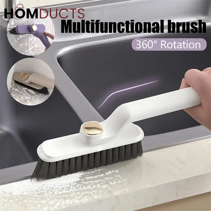 Rotating Cleaning Brush With Tweezer