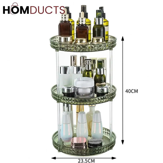 Rotating Diamond Cut 3 layer Rotating Organizer