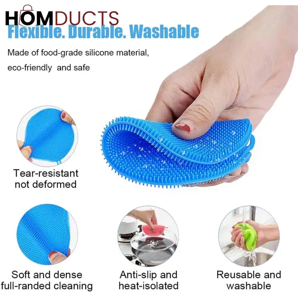 Round Silicone Sponge(4pcs)
