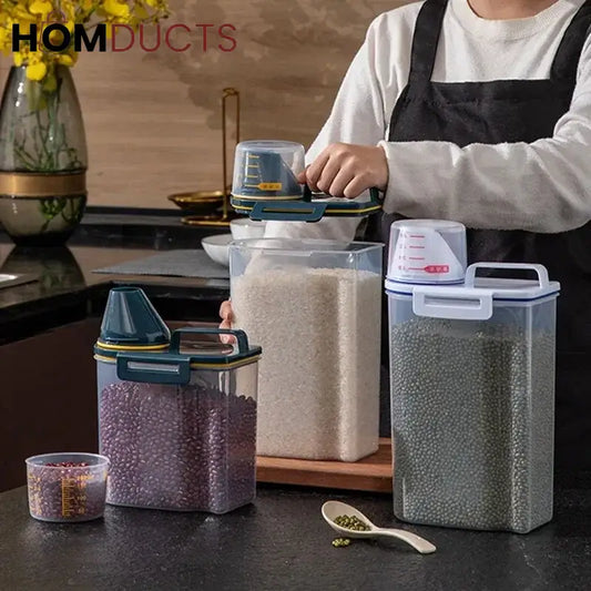 Sealed Airtight Grain Jar (2.5kg)