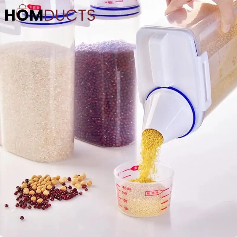 Sealed Airtight Grain Jar (2.5kg)