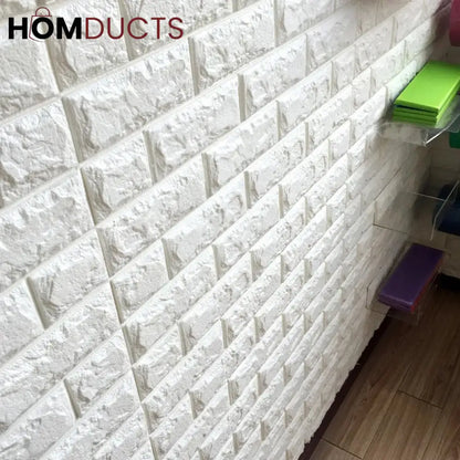 Self Adhesive 3D Brick Wall sheets