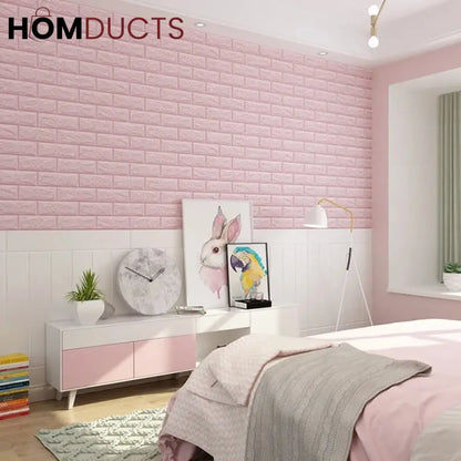Self Adhesive 3D Brick Wall sheets