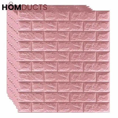 Self Adhesive 3D Brick Wall sheets
