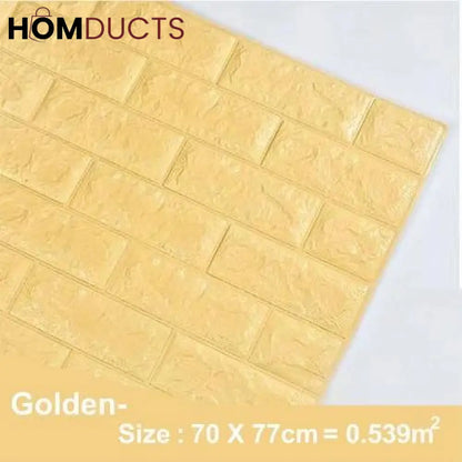 Self Adhesive 3D Brick Wall sheets