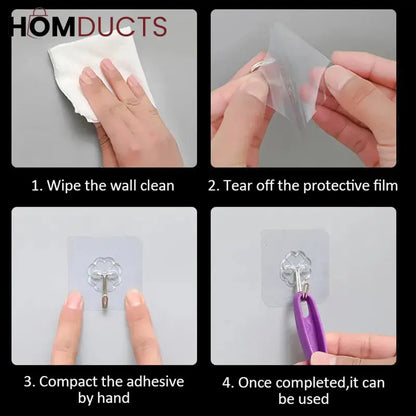 Self-Adhesive Hooks (5pcs)